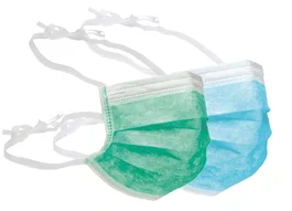 Bimedica Mascarilla Quirúrgica Verde C-Cinta 50 Unidades