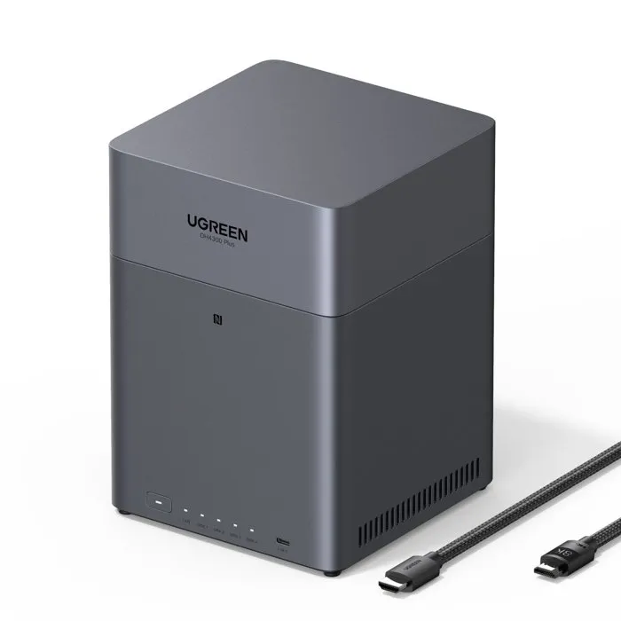 UGREEN DH4300 Plus NAS de 4 bahías con 8 GB RAM