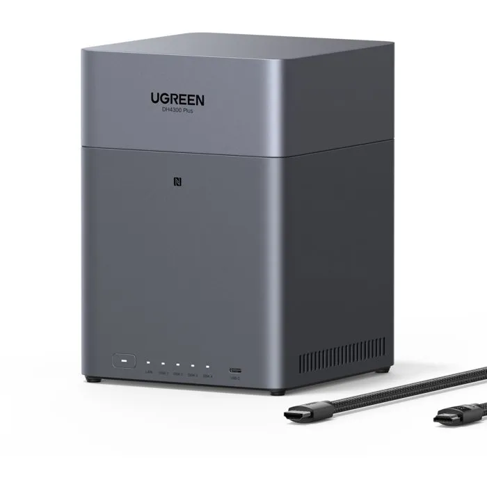 UGREEN DH4300 Plus NAS de 4 bahías con 8 GB RAM