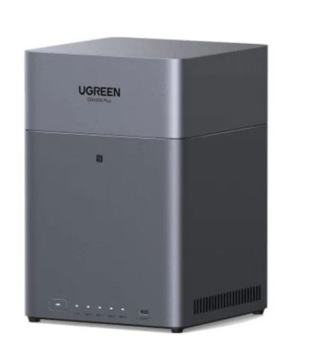 UGREEN NAS DH4300 PLUS Servidor NAS de 4 bahías para Disco Duro
