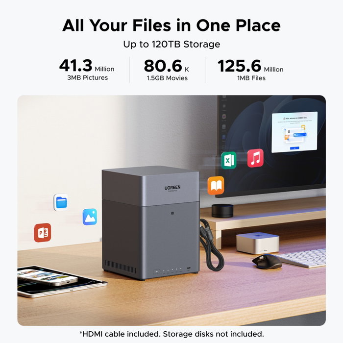 UGREEN DH4300 Plus 4-Bay NAS con 8 GB RAM y UGOS Pro