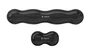 Subblim Pack Ergo Crystal Flex Reposamuñecas para Teclado y Ratón Negro