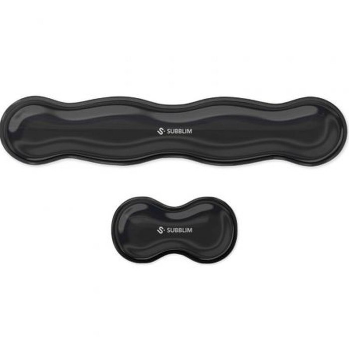 Subblim Pack Ergo Crystal Flex para Teclado y Ratón - Negro Subblim Pack Ergo Crystal Flex para Teclado y Ratón - Negro