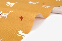 Dailylike Tela algodón Alley Cat con motivos y cenefas 1,10m x 3m espesor 20C