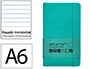 Antartik Cuaderno A6 Tapa Blanda Rayas Turquesa 100 Hojas 80 gr FSC