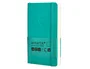 Antartik Cuaderno A6 Tapa Blanda Rayas Turquesa 100 Hojas 80 gr FSC