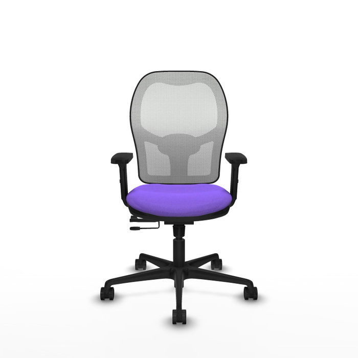PIQUERAS Y CRESPO Silla de oficina Jorquera Lila y Blanco con mecanismo Sincro/Traslack PIQUERAS Y CRESPO Silla de oficina Jorquera Lila y Blanco con mecanismo Sincro/Traslack