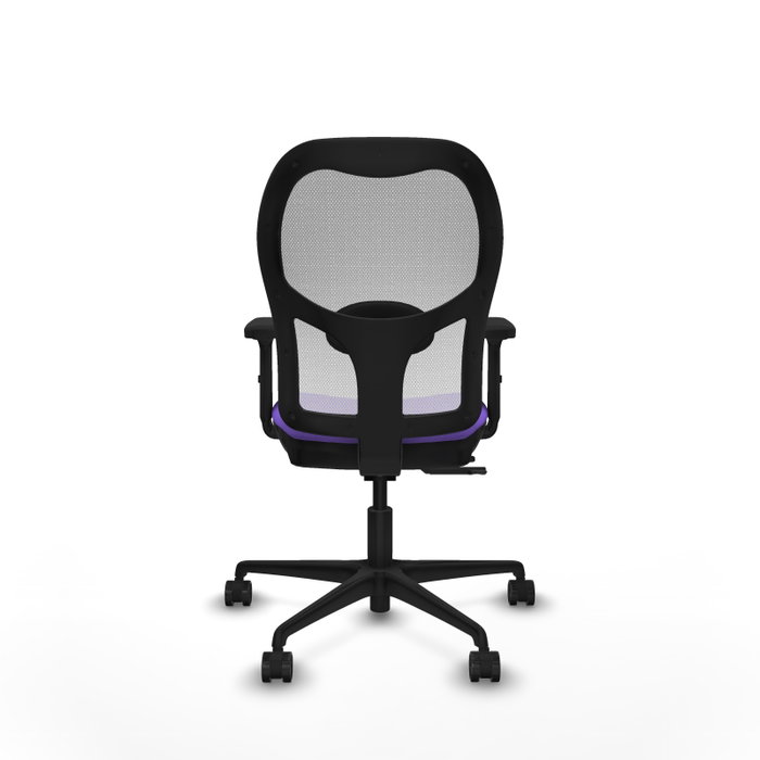 PIQUERAS Y CRESPO Silla de oficina Jorquera Lila y Blanco con mecanismo Sincro/Traslack PIQUERAS Y CRESPO Silla de oficina Jorquera Lila y Blanco con mecanismo Sincro/Traslack