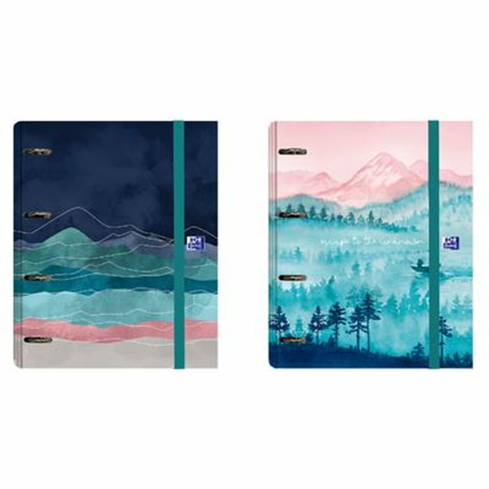 Oxford Carpeta Europeanbinder Ice Explorer con Recambio 120 Hojas DIN A4+