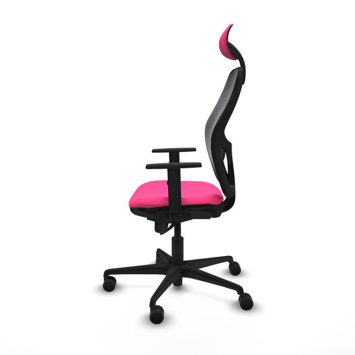PIQUERAS Y CRESPO Silla de oficina Jorquera Rosa y Negra PIQUERAS Y CRESPO Silla de oficina Jorquera Rosa y Negra