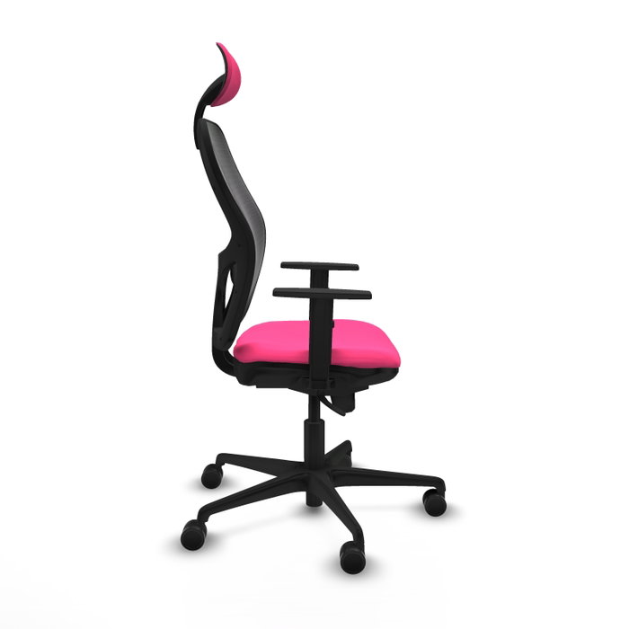 PIQUERAS Y CRESPO Silla de oficina Jorquera Rosa y Negra PIQUERAS Y CRESPO Silla de oficina Jorquera Rosa y Negra
