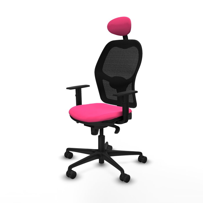 PIQUERAS Y CRESPO Silla de oficina Jorquera Rosa y Negra PIQUERAS Y CRESPO Silla de oficina Jorquera Rosa y Negra