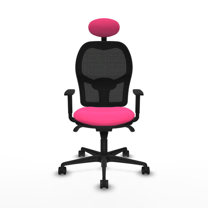PIQUERAS Y CRESPO Silla de oficina Jorquera Rosa y Negra PIQUERAS Y CRESPO Silla de oficina Jorquera Rosa y Negra