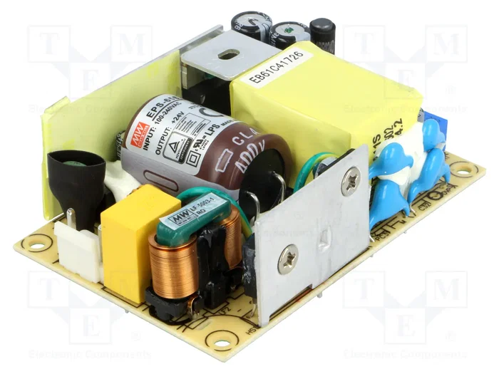 MEAN WELL EPS-65S-24 Alimentador de impulso abierto de 65W 24VDC MEAN WELL EPS-65S-24 Alimentador de impulso abierto de 65W 24VDC