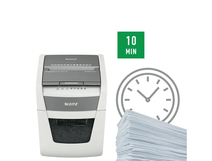 Trituradora de Papel Leitz IQ Autofeed 50X P4 20 L