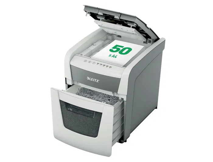 Trituradora de Papel Leitz IQ Autofeed 50X P4 20 L