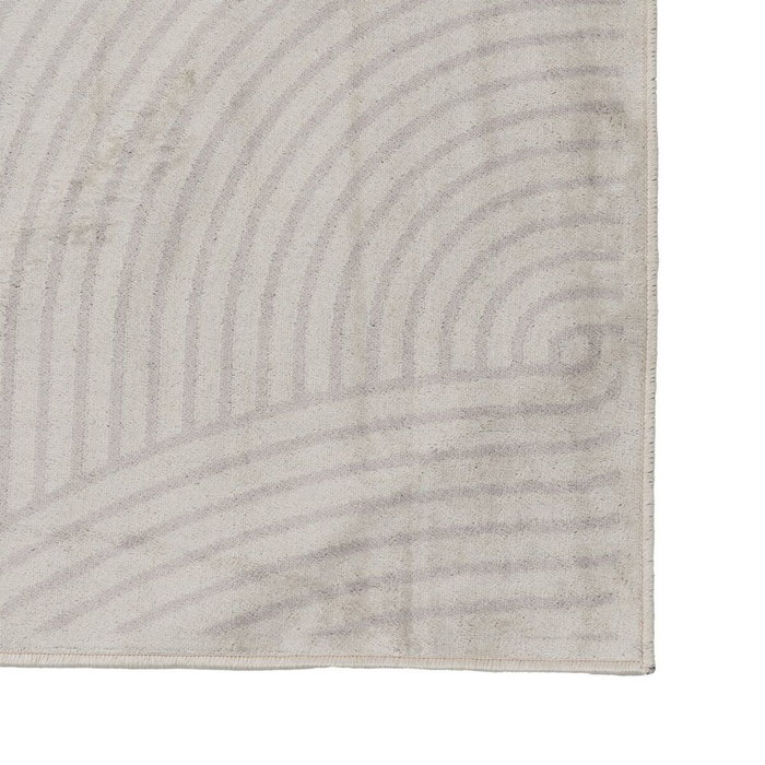 Ixia Alfombra Geométrica Beige de Viscosa 200 x 300 cm