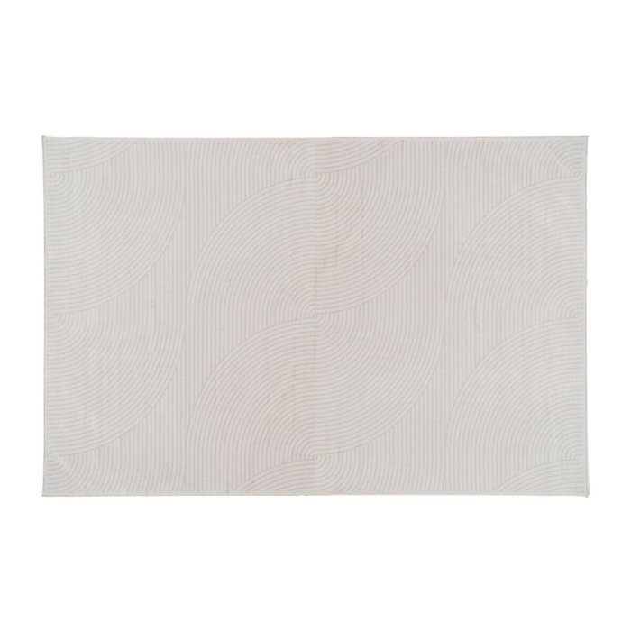 Ixia Alfombra Geométrica Beige de Viscosa 200 x 300 cm