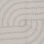 Ixia Alfombra Geométrica Beige de Viscosa 200 x 300 cm