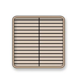 Vollrath Pujadas Cesta Platos Cerrada 22 cm