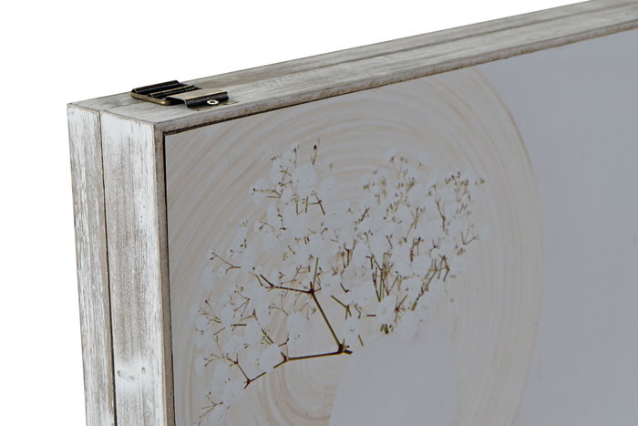 DKD Home Decor Tapa Contador Scandi Beige 46 x 6 x 32 cm (2 Unidades) MDF