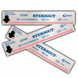 Tiras para Control Esterilización a Vapor 250ud
