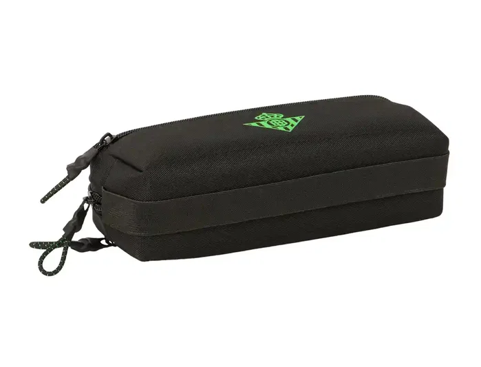 Safta Estuche Portatodo Triple Real Betis Balompié con Goma Elástica 22cm