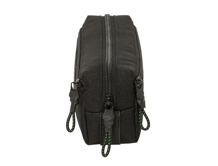 Safta Estuche Portatodo Triple Real Betis Balompié con Goma Elástica 22cm