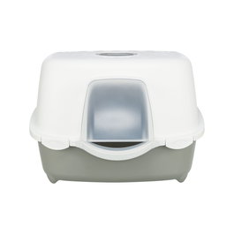 Arenero para Gatos Trixie Davio Top Blanco Gris 56 x 39 x 39 cm Plástico