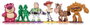 YuMe Toys Toy Story Figuras mini Hero Box Toybox Series de 8 cm (Expositor de 6 unidades)