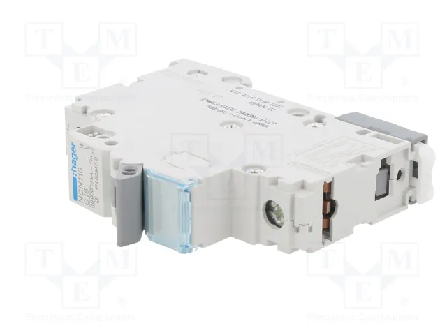 HAGER Interruptor magnetotérmico NCN116 16A 1 Polo 10kA