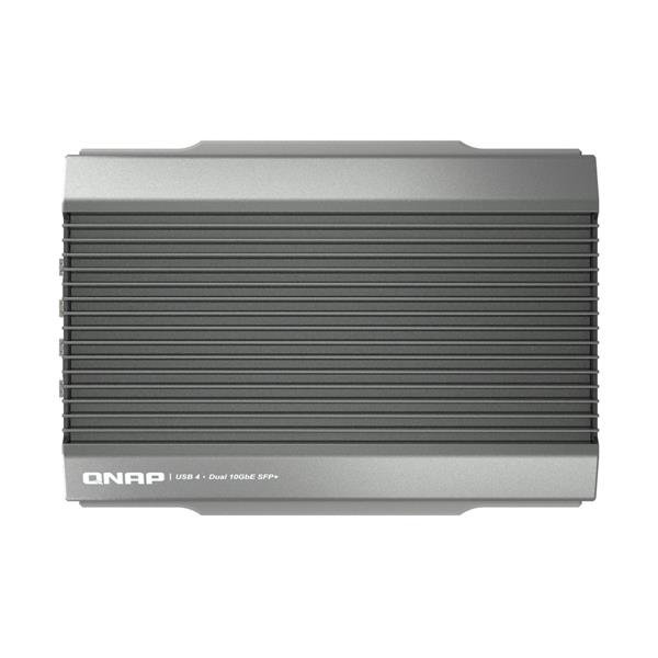 QNAP Adaptador de Red QNA-UC10G2SF a 10 GbE USB 3.2 Tipo-C Gigabit Ethernet RJ45 para Windows, Mac, Linux con Cable (Driver incluido)