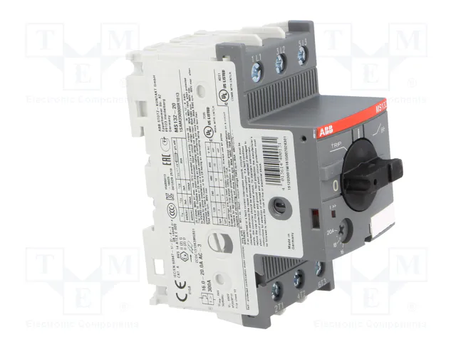 ABB MS132-20 Interruptor motorizado 9kW 208÷690VAC