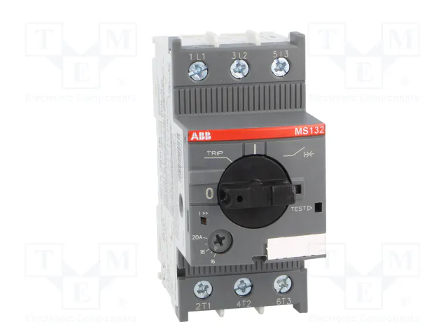 ABB MS132-20 Interruptor motorizado 9kW 208÷690VAC