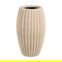 Jarrón Beige Cerámica Decoración 29 X 29 X 50 cm