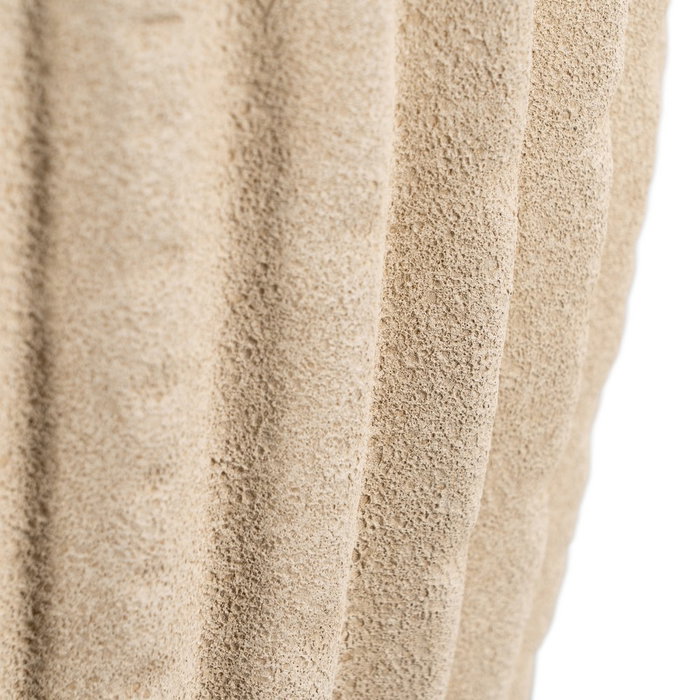 Jarrón Beige Cerámica Decoración 29 X 29 X 50 cm