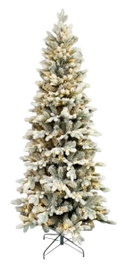 DKD Home Decor Árbol de Navidad Nevado con 330 LED, 965 Ramas, 240 cm