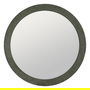 Espejo Redondo Verde Mdf-Tejido 120 X 4 X 120 cm