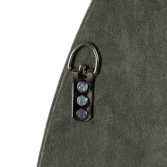 Espejo Redondo Verde Mdf-Tejido 120 X 4 X 120 cm