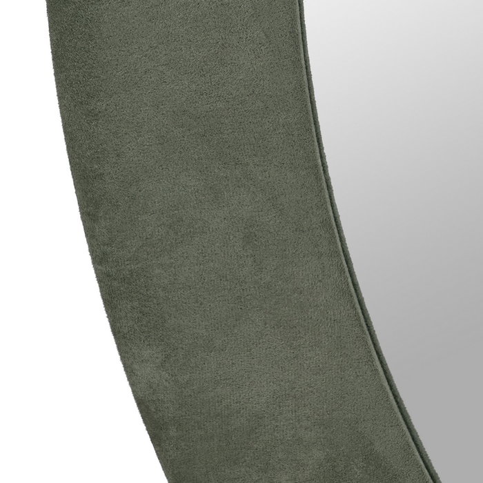 Espejo Redondo Verde Mdf-Tejido 120 X 4 X 120 cm