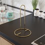 Aberto Design Toallero de Papel de Metal Dorado para Cocina, Soporte Resistente y Elegante