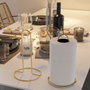 Aberto Design Toallero de Papel de Metal Dorado para Cocina, Soporte Resistente y Elegante
