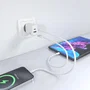AISENS Cargador GaN 20W con USB-C PD3.0 y USB-A QC3.0 Blanco