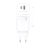 AISENS Cargador GaN 20W con USB-C PD3.0 y USB-A QC3.0 Blanco