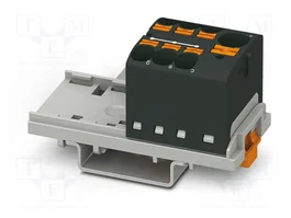 PHOENIX CONTACT PTFIX 10/6X4-NS35BK Conector de carril negro