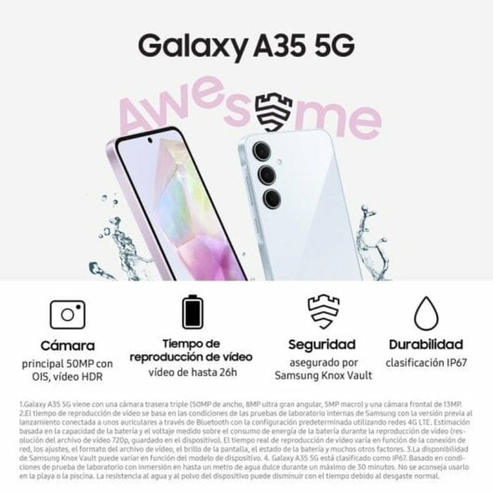 Samsung Galaxy A35 5G 128GB 6GB RAM Lavanda