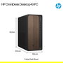 HP OmniDesk AI PC M03-0073ng - Ordenador All-in-One con Intel Core i7, 16GB RAM, 512GB SSD, Windows 11 Home, acabado Dark Wood