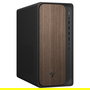 HP OmniDesk AI PC M03-0073ng - Ordenador All-in-One con Intel Core i7, 16GB RAM, 512GB SSD, Windows 11 Home, acabado Dark Wood