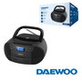 DAEWOO Radio CD/Cassette con Bluetooth, USB y Ecualizador