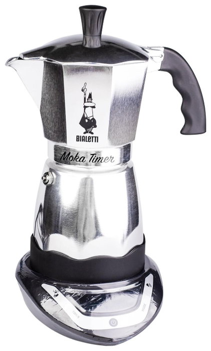 Bialetti Moka Timer 6TZ Cafetera Moka Eléctrica de 6 Tazas Bialetti Moka Timer 6TZ Cafetera Moka Eléctrica de 6 Tazas